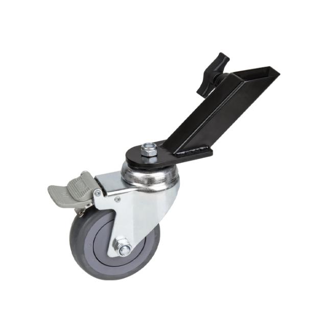 KUPO KC-100M 100MM CASTER WITH BRAKE 25MM SQUARE