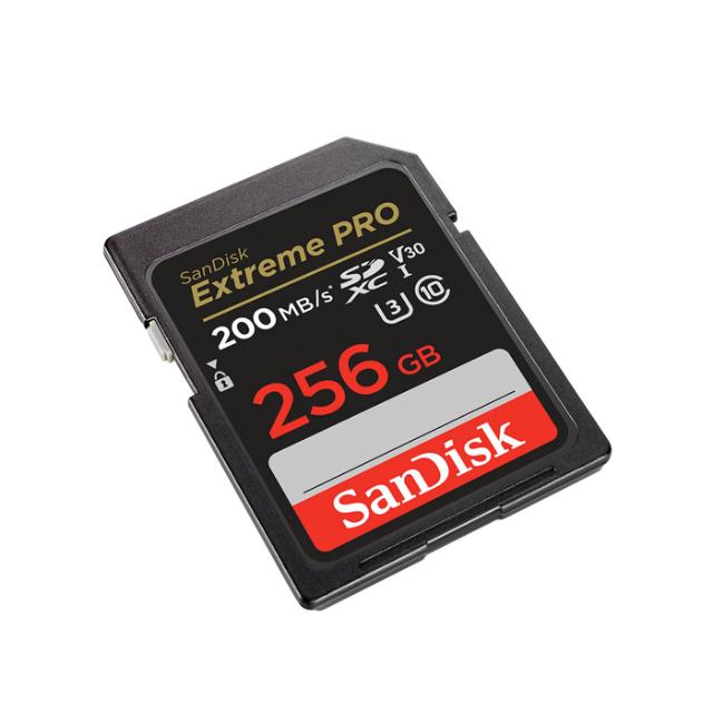 SANDISK SD 256 GB EXTREME PRO 200MB/S V30