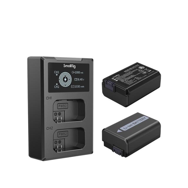 SMALLRIG 3818 NP-FW50 BATTERY & CHARGER KIT