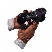 VALLERRET URBEX PHOTOGRAPHY GLOVE BROWN L