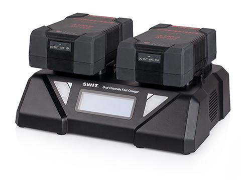 SWIT S-3812S V-MOUNT SUPER FAST CHARGER 2 CHANNEL