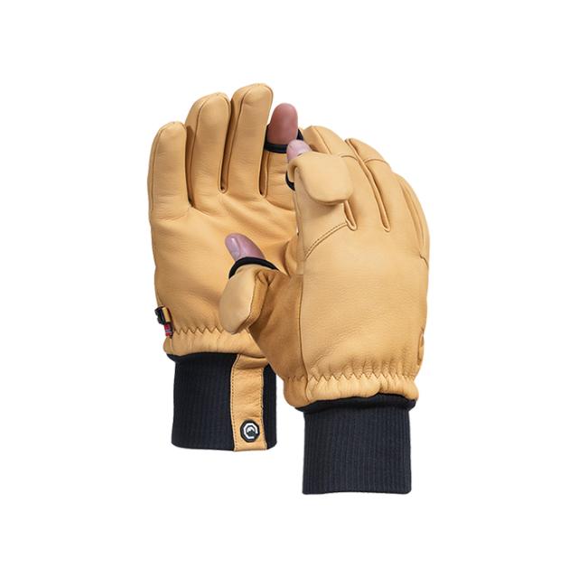 VALLERRET LEATHER PHOTOGRAPHY GLOVE NATURAL XL