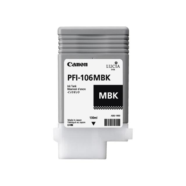 CANON* PFI-106MBK MATTE BLACK 130ML. IPF6400/6450