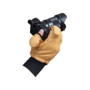 VALLERRET LEATHER PHOTOGRAPHY GLOVE NATURAL L