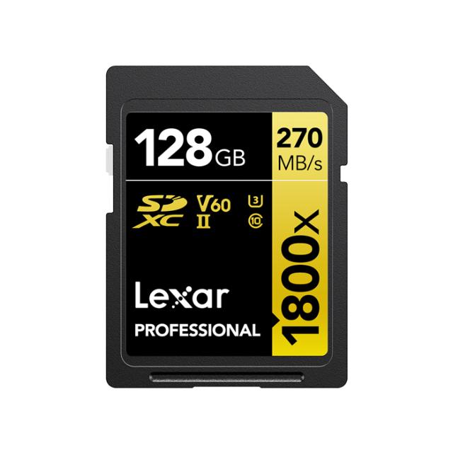 LEXAR SD 128GB U3 V60 UHS-II R280/W210