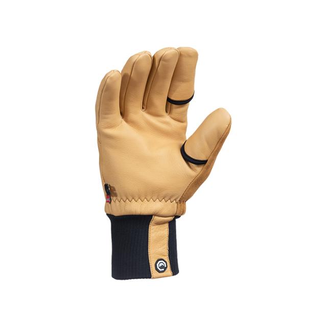 VALLERRET LEATHER PHOTOGRAPHY GLOVE NATURAL S